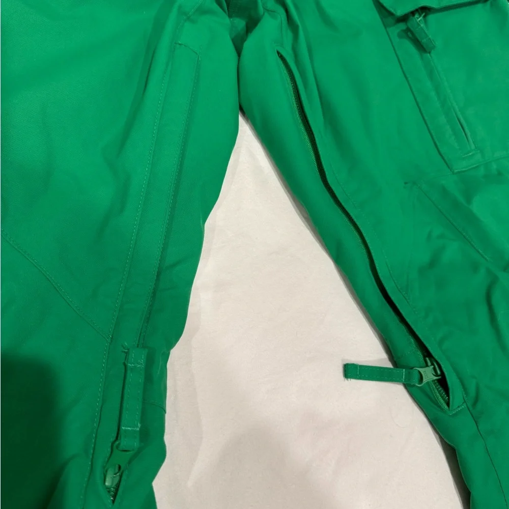 Burton snow pant ski snowboard women’s green cargo insulated winter cold gear